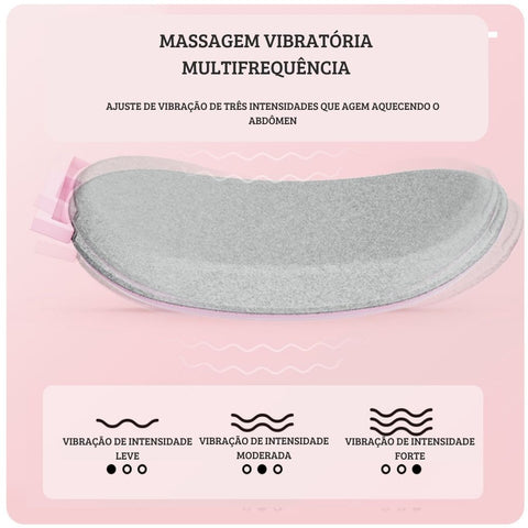 Massageador Térmico para Alívio de Cólica Menstrual