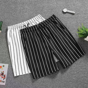 Short masculino casual listrado
