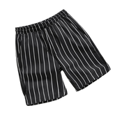 Short masculino casual listrado