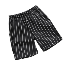 Short masculino casual listrado